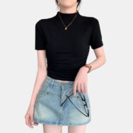 Áo thun nữ croptop tay cộc thời trang | ATNU001
