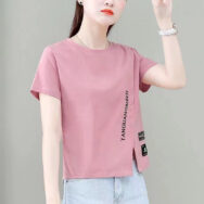 Áo Thun Nữ INS tay lỡ cao cấp Hợp Thời Trang Phong Cách Mới Mùa Hè Phiên Bản Hàn Quốc | ATNU007
