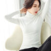 Áo Thun Nữ Tay dài, Cổ Lọ Bigsize Nữ Tay Dài Dưới 80Kg Chất Thun Cotton Co Giãn 4 Chiều | ATNU083