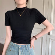 Áo Thun Tay Ngắn Croptop phong cách Hàn Quốc | ATNU091