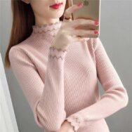 Áo sweater Tay Dài Cổ Lọ Thời Trang Thu Đông Cho Nữ | ATNU135