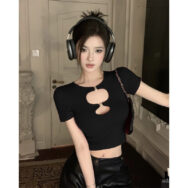 Áo thun Nữ Croptop mùa hè thiết kế ôm body ngắn rốn | ATNU179