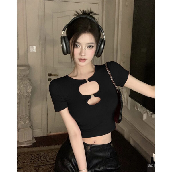 Áo thun Nữ Croptop mùa hè thiết kế ôm body ngắn rốn | ATNU179