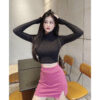 Áo thun tay dài cổ trơn Croptop | ATNU185