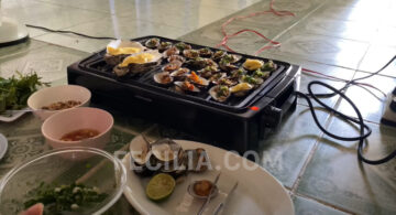 Bếp nướng điện có nướng được Hàu không ?