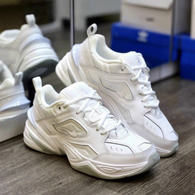 Giày Sneaker Nam Trắng đế cao