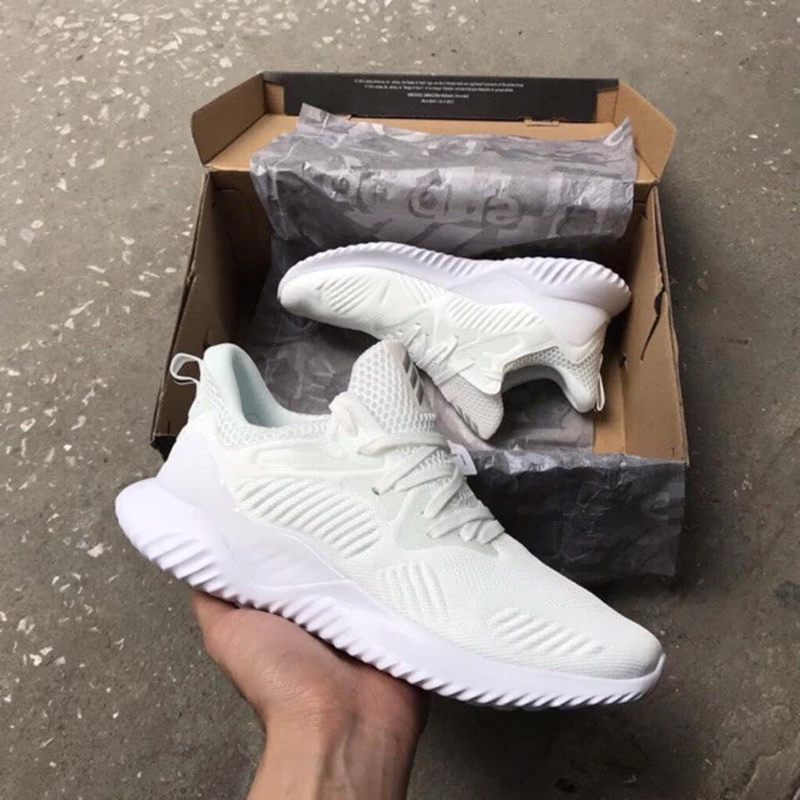 Giày Sneaker Nam Trắng đế cao