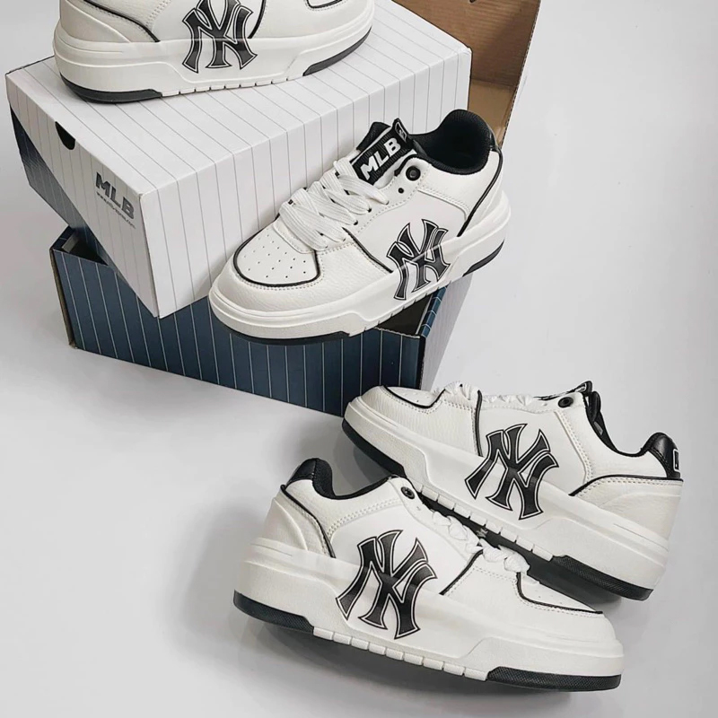 Giày Sneaker Nam Trắng đế cao