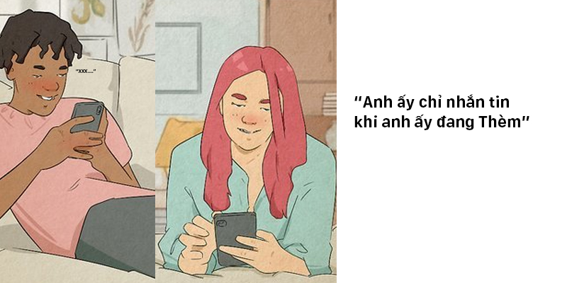 Dấu hiệu người Đàn Ông chỉ muốn quan hệ